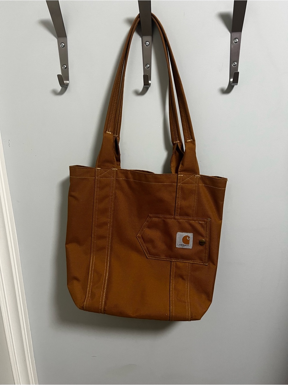 Carhartt Brown Canvas Utility Tote Bag